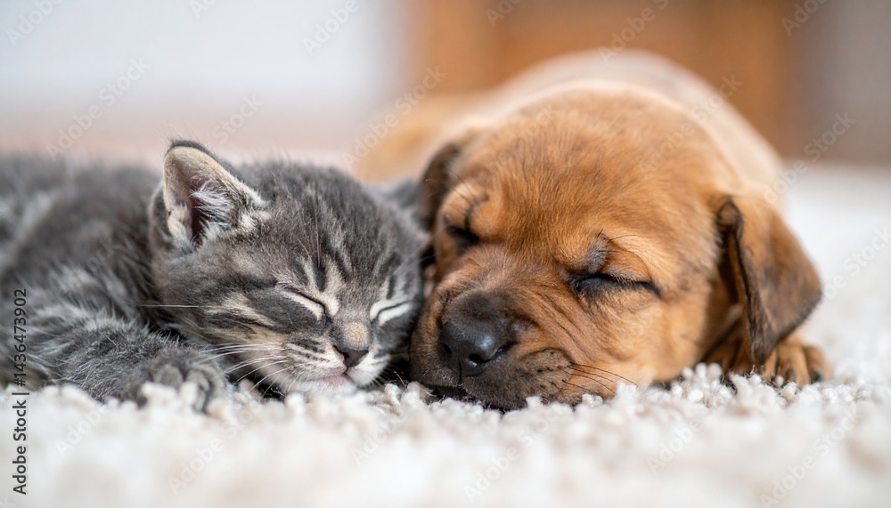 Obraz premium Dog and Cat, pet