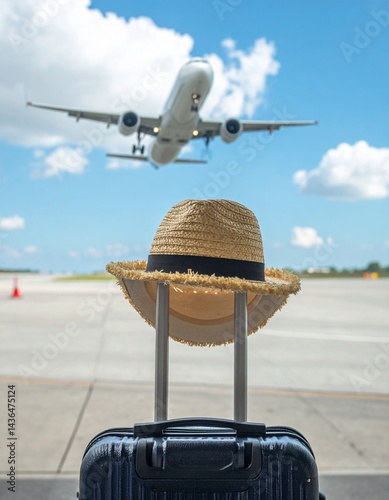 Suitcase at airport