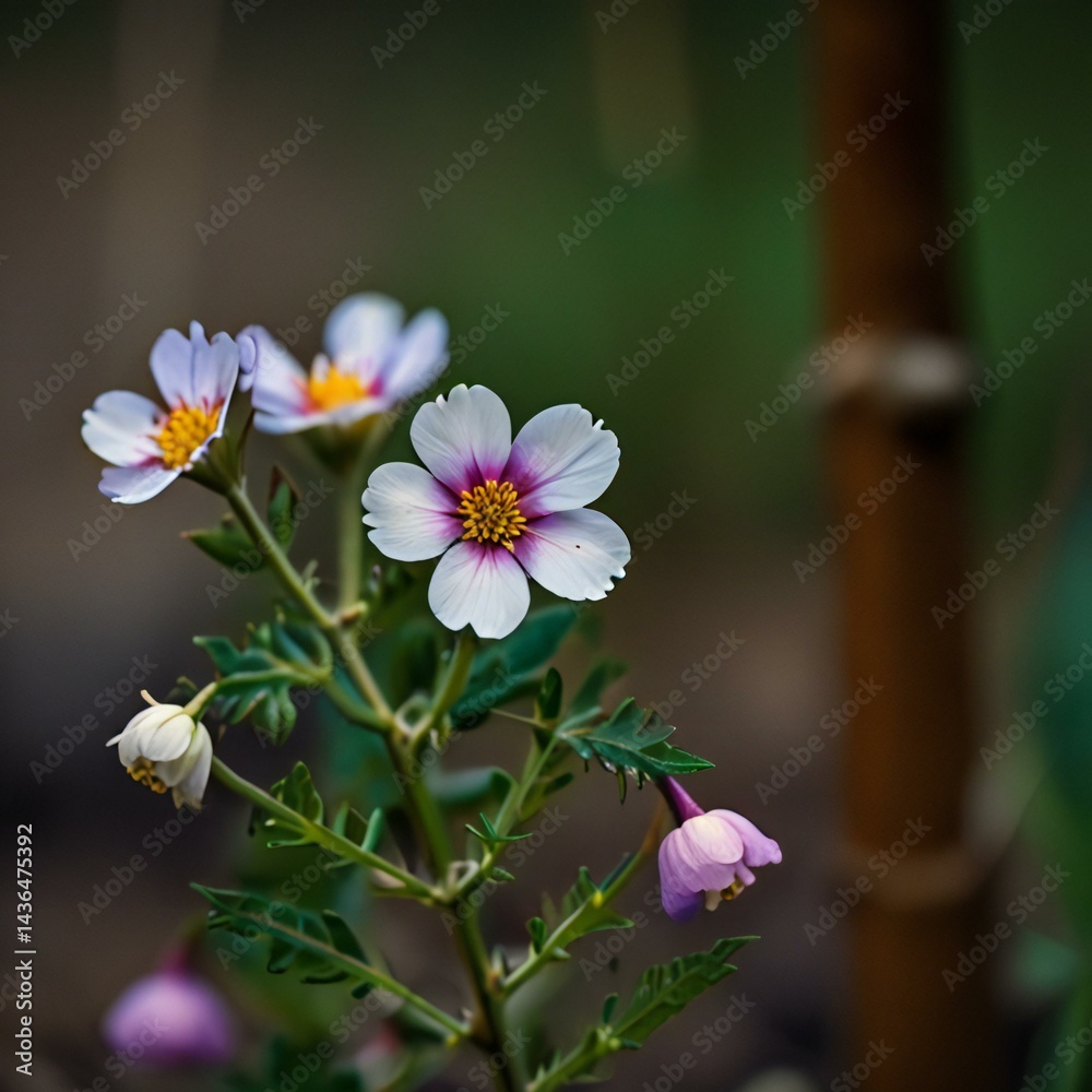 Fototapeta premium white flowers in the garden
