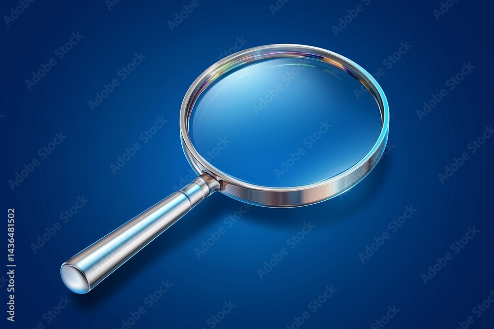 custom made wallpaper toronto digitalVector magnifying glass icon isolated on white background