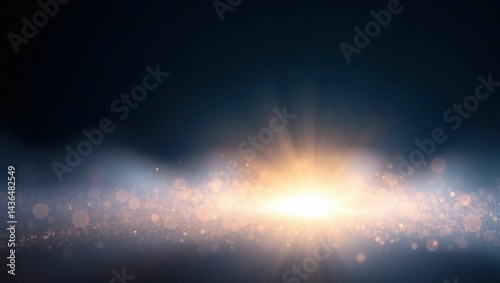 Sunlight special lens flash light effect on transparent background. Effect of blurring light. Vector Illustration