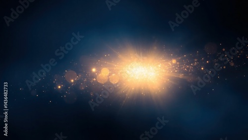 Star With Lens Flare