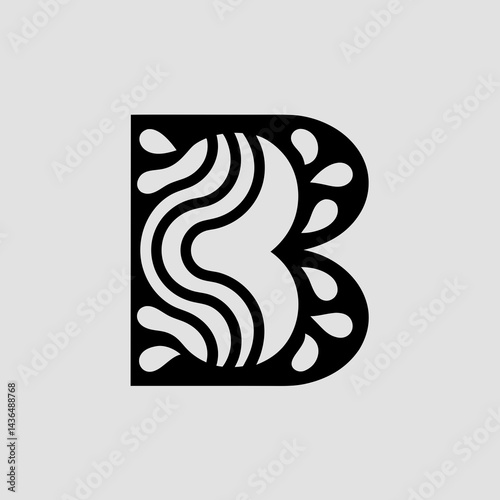 Hand Drawn Coffee Shop Logo Cozy Cafe Vibe Art Logo Silhouette Vector