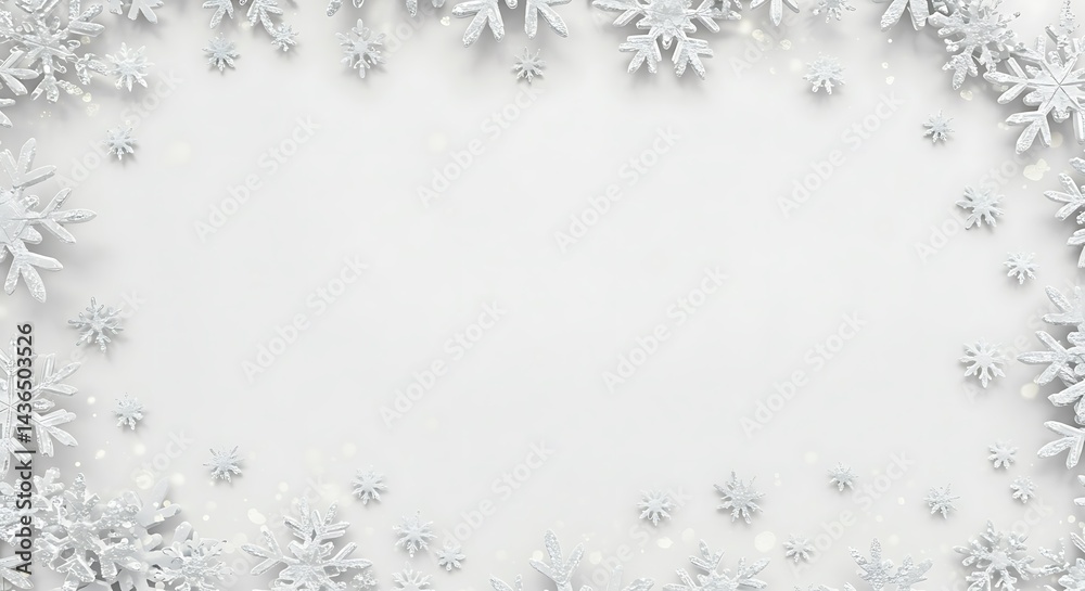 Silver Frost Frame AI Generated Silver Frost Frame AI Generated