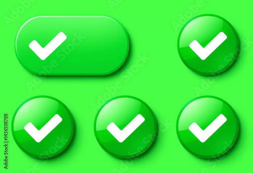 Approve icon green check mark button Free Download Approve icon green check mark button - GFXLoad
