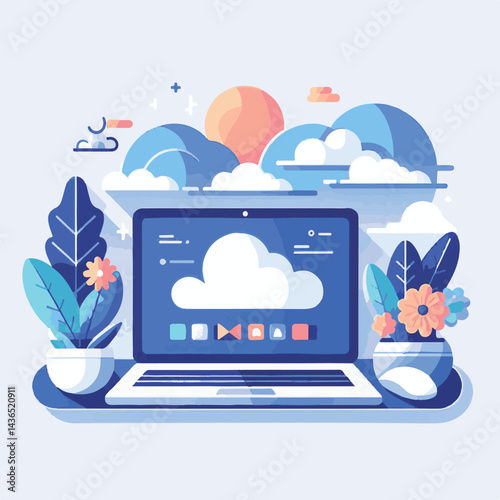 computer, laptop, business, technology, digital, internet, pc, monitor, notebook, communication, screen, modern, desktop, work, background, isolated, blank, display, keyboard, mockup, front, object, d