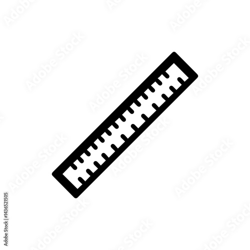 Seam Allowance Ruler Tool Minimal Black Icon