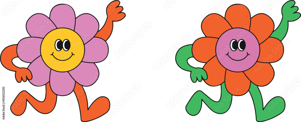 Outline linear illustration logo, modern art prints, hand drawn graphic elements for advertising, funny cartoon illustrations with smiling character and mascots, abstract stickers and line icons style Outline linear illustration logo, modern art prints, hand drawn graphic elements for advertising, funny cartoon illustrations with smiling character and mascots, abstract stickers and line icons style