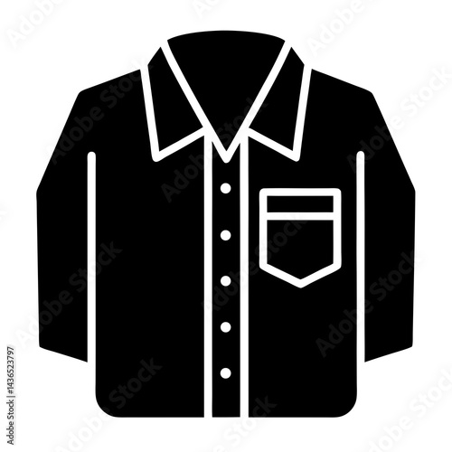 vector icon of a shirt