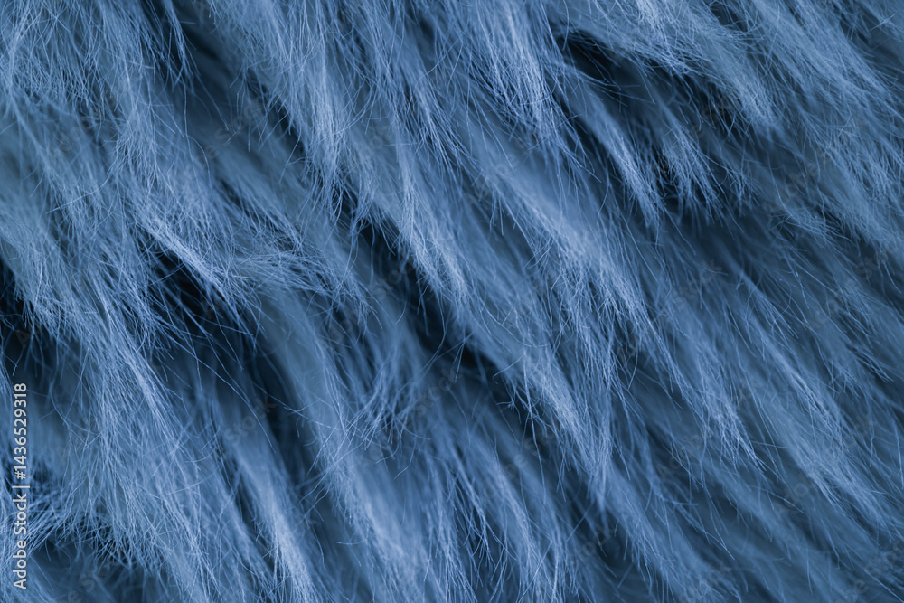 blue fluffy cloth textured background