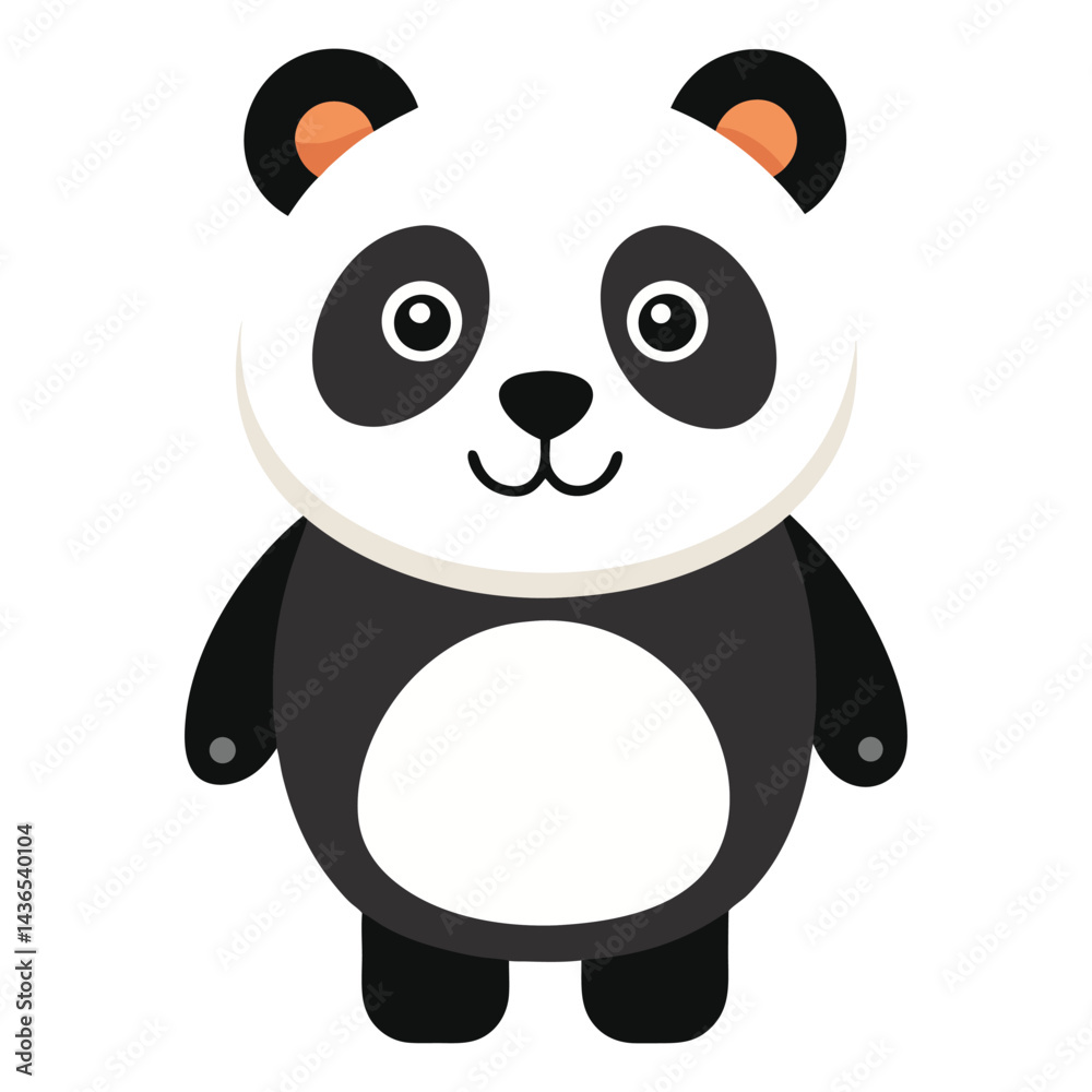 Naklejka premium Panda Vector