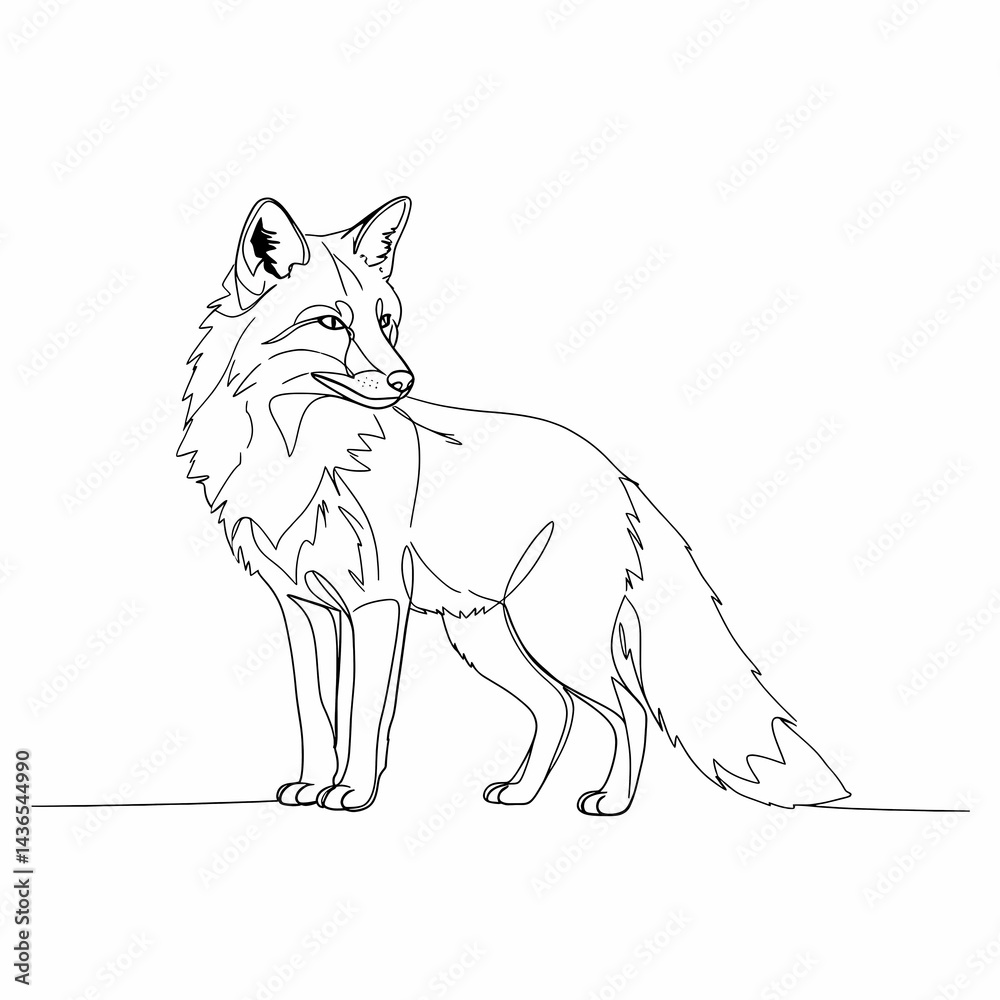 The Elegant Simplicity of Form: A Minimalist Line Art Collection of the Animal Kingdom

