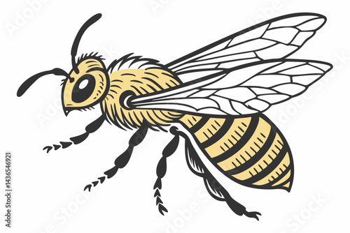 bee vector illustration