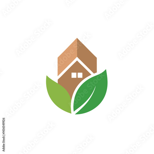 Design A Simple Flat Logo Of A House Shape Merged With WiFi