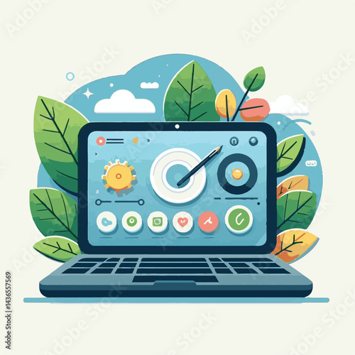 computer, laptop, business, technology, digital, internet, pc, monitor, notebook, communication, screen, modern, desktop, work, background, isolated, blank, display, keyboard, mockup, front, object, d