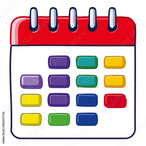 Table top calendar