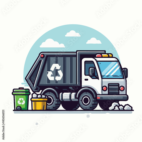recycling, truck, trash, waste, service, garbage, vehicle, recycle, rubbish, transportation, collection, environment, transport, junk, clean, container, dump, garbage truck, disposal, bin, car, city, 