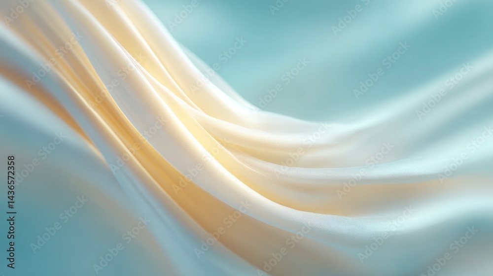 Fototapeta premium abstract design featuring smooth curves and gentle gradients accentuates essence of timeless beauty