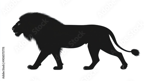 Profile Lion Silhouette