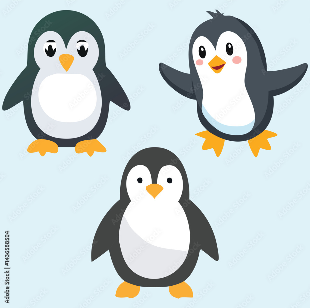 Obraz premium Cute penguin