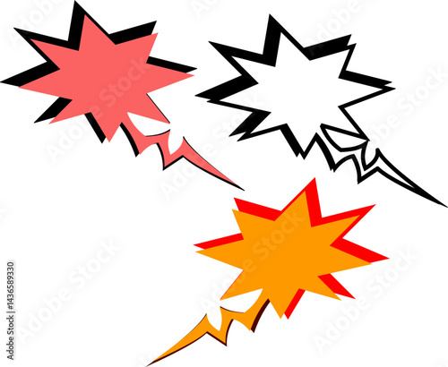 exclamation/yell commic bubble