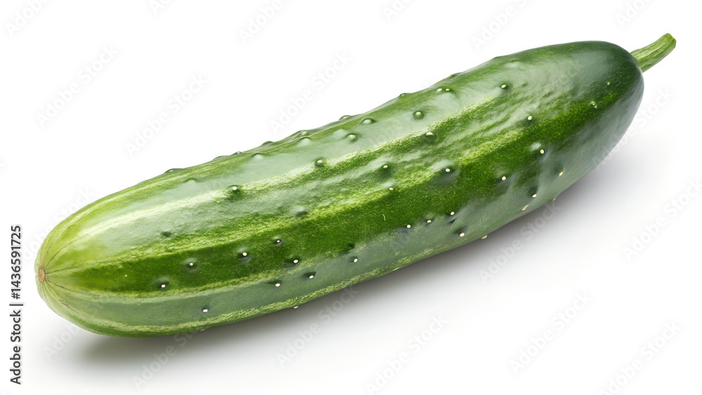 Cucumber hyper realistic photo fresh green Cucumber on isolated background Cucumber hyper realistic photo fresh green Cucumber on isolated background