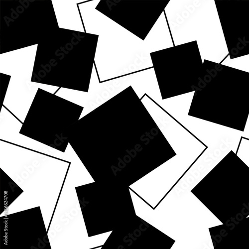 Seamless abstract geometric pattern. Vector Illustration.