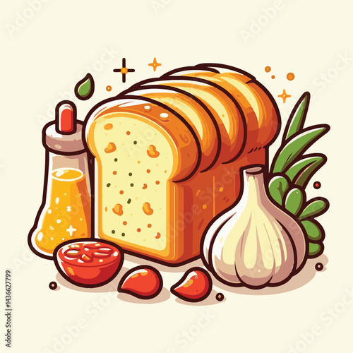 bread, garlic, food, baked, toasted, tasty, snack, crunchy, crusty, delicious, background, homemade, meal, cut, parsley, baguette, white, appetizer, fresh, herb, crispy, breakfast, sliced, toast, gril