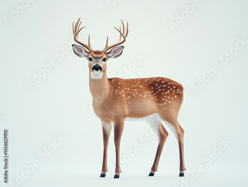 Wallpaper Mural Deer portrait;  studio shot;  light background Torontodigital.ca
