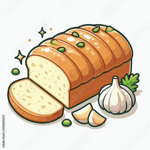 bread, garlic, food, baked, toasted, tasty, snack, crunchy, crusty, delicious, background, homemade, meal, cut, parsley, baguette, white, appetizer, fresh, herb, crispy, breakfast, sliced, toast, gril