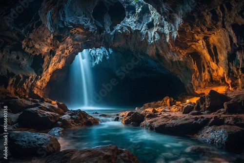 Hidden Cave Wallpaper, Underground Cave Wallpaper, Natural Cave Rock, Gothic Cave Wallpaper, Crystal Caves Wallpaper, Colorful Caves Scenery, Majestic Cave Background