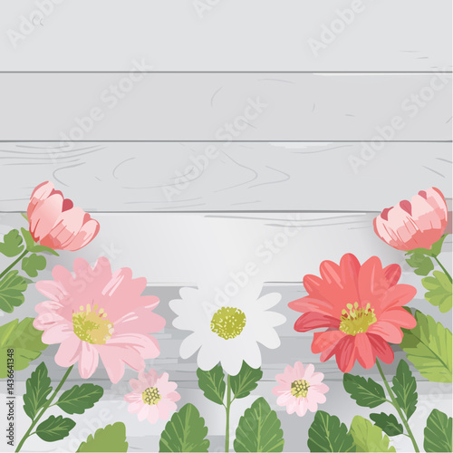 pink flower background