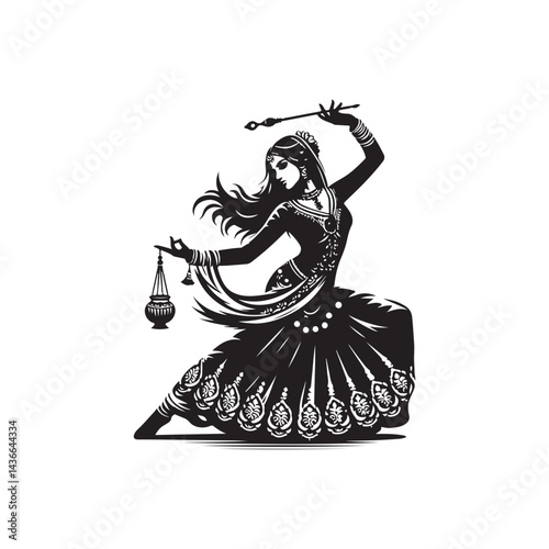 Bollywood Dance Vector (8).eps