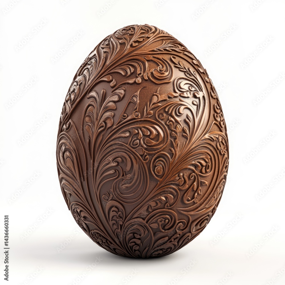 Ornate chocolate Easter egg (3) Ornate chocolate Easter egg (3)
