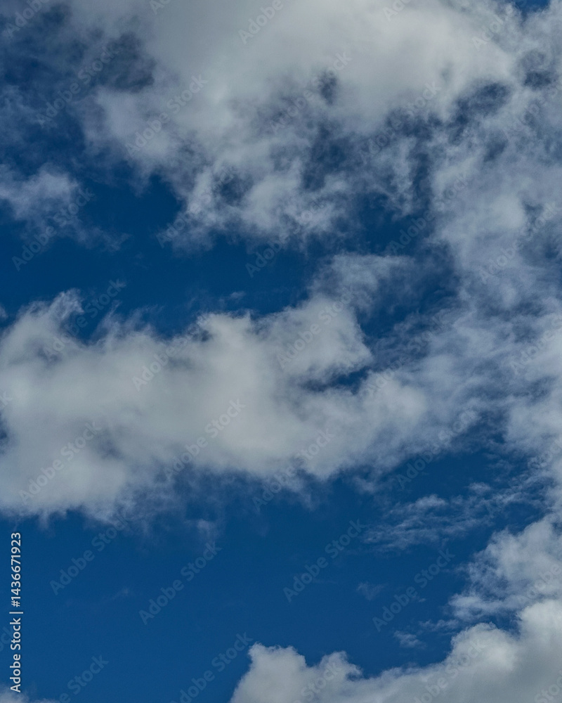 Obraz premium blue sky with clouds