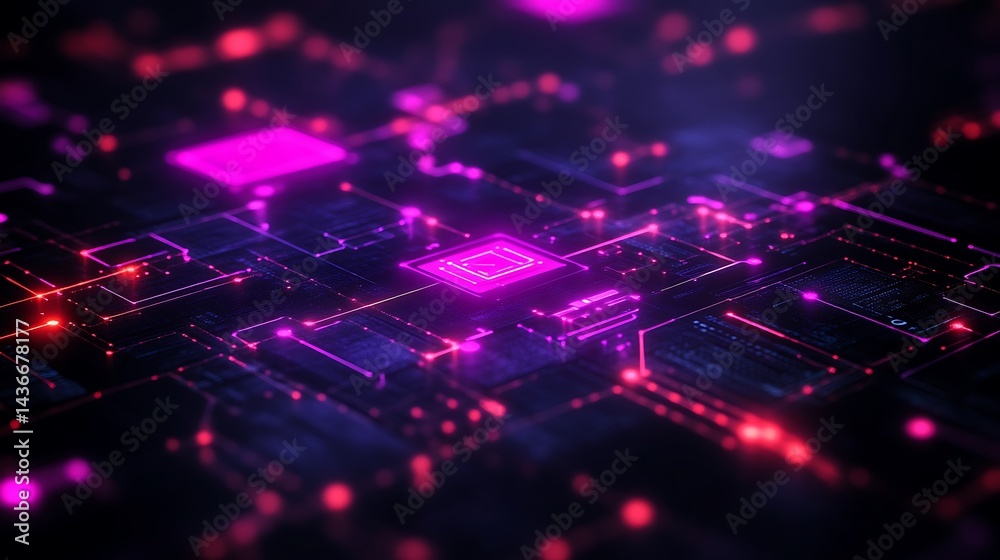 Abstract Circuit Board Digital Technology Design Abstract Circuit Board Digital Technology Design