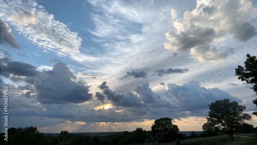 clouds in the sky
