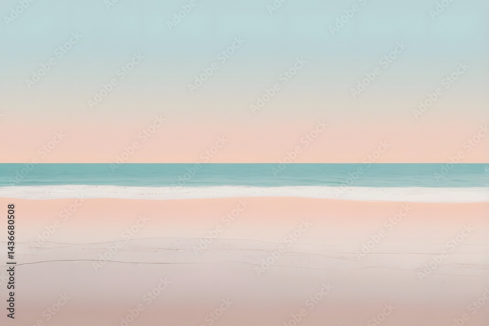 Fototapeta premium Boho Nature Landscape Wallpaper, Bohemian Nature Illustration Wallpaper, Boho Nature Art, Boho Wall Art, Boho Nature Painting, Boho Background, Abstract Boho Nature Scenery, Boho Natural Landscape