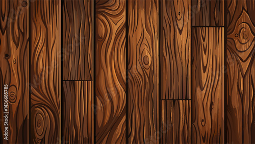 texture of dark brown wood plank wall. background of wooden surface