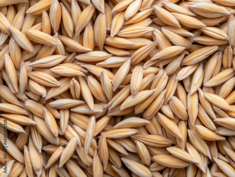 Close-up of grains, likely rice Close-up of grains, likely rice