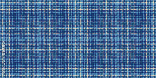 Poncho texture background plaid, living room seamless check tartan. Worn textile fabric pattern vector in cyan and blue colors.