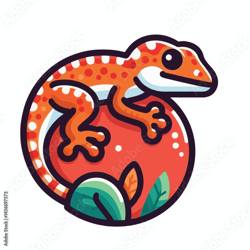 lizard, reptile, gecko, nature, animal, wildlife, isolated, tropical, wild, exotic, green, vector, illustration, cartoon, iguana, tail, white, salamander, design, icon, pet, color, zoo, background, ar