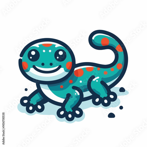 lizard, reptile, gecko, nature, animal, wildlife, isolated, tropical, wild, exotic, green, vector, illustration, cartoon, iguana, tail, white, salamander, design, icon, pet, color, zoo, background, ar