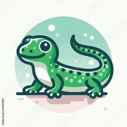 lizard, reptile, gecko, nature, animal, wildlife, isolated, tropical, wild, exotic, green, vector, illustration, cartoon, iguana, tail, white, salamander, design, icon, pet, color, zoo, background, ar