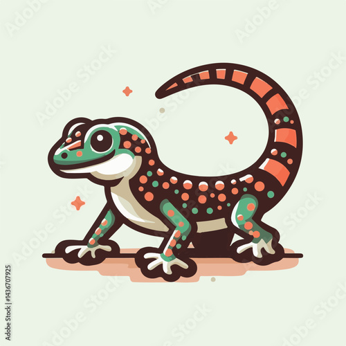 lizard, reptile, gecko, nature, animal, wildlife, isolated, tropical, wild, exotic, green, vector, illustration, cartoon, iguana, tail, white, salamander, design, icon, pet, color, zoo, background, ar