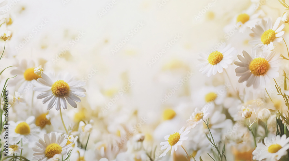 watercolor botanical Chamomile flowers texture template background.Elegant wedding invitation card background . Minimal hand painted Design for wedding or Valentine's Day watercolor botanical Chamomile flowers texture template background.Elegant wedding invitation card background . Minimal hand painted Design for wedding or Valentine's Day