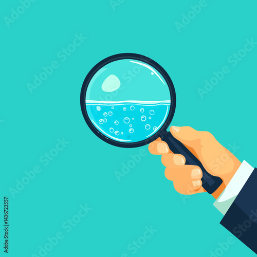 The modern concept of water pollution and bacteria under a magnifying glass