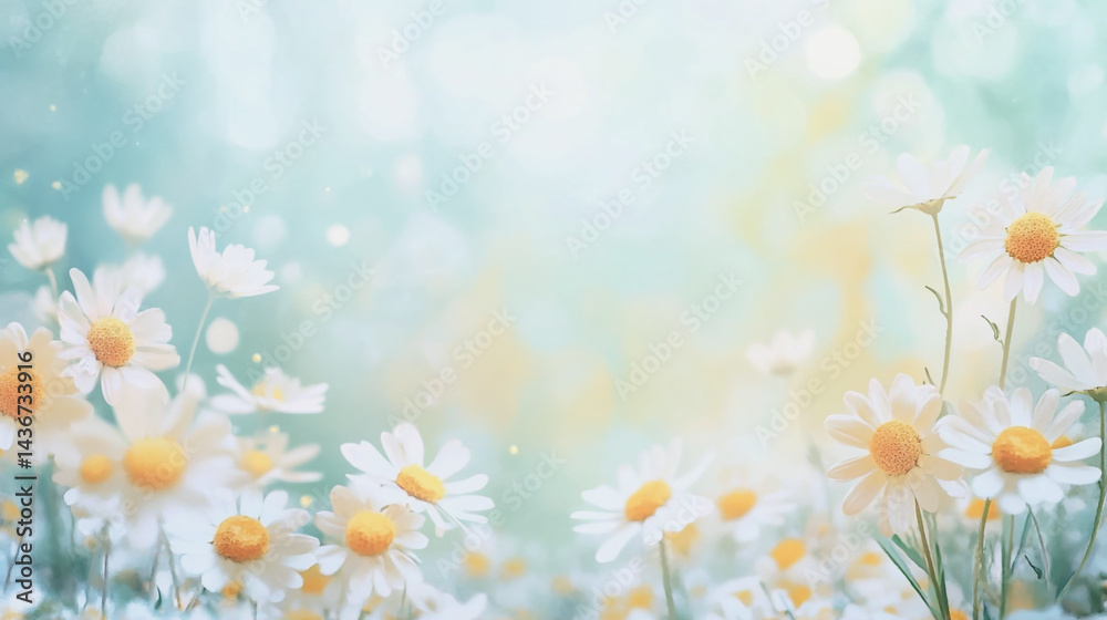 watercolor botanical Chamomile flowers texture template background.Elegant wedding invitation card background . Minimal hand painted Design for wedding or Valentine's Day watercolor botanical Chamomile flowers texture template background.Elegant wedding invitation card background . Minimal hand painted Design for wedding or Valentine's Day