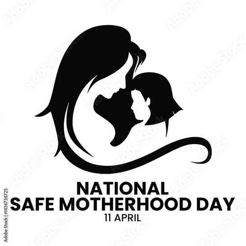 National Safe Motherhood Day
April 11th, Social Media Design Vector Templates, Family, Love, Home, Just Born 
