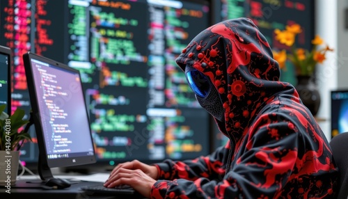 The cyber attacker used a sophisticated virus themed code to infiltrate the target's system, causing widespread damage and compromising sensitive data.